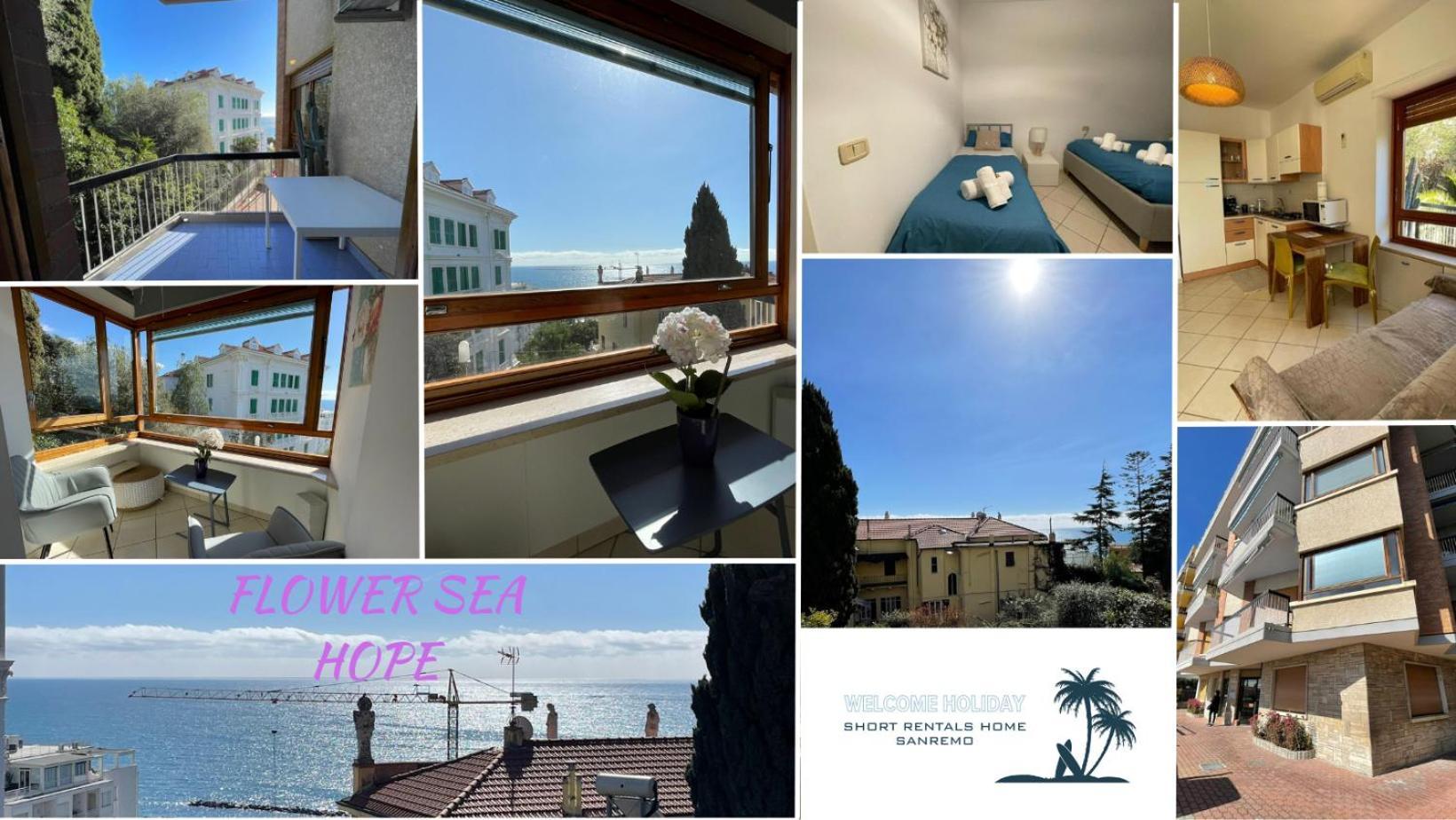 Flower Sea Hope-Con Posto Auto A 10 Minuti Dalla Spiaggia Apartment Sanremo Exterior photo